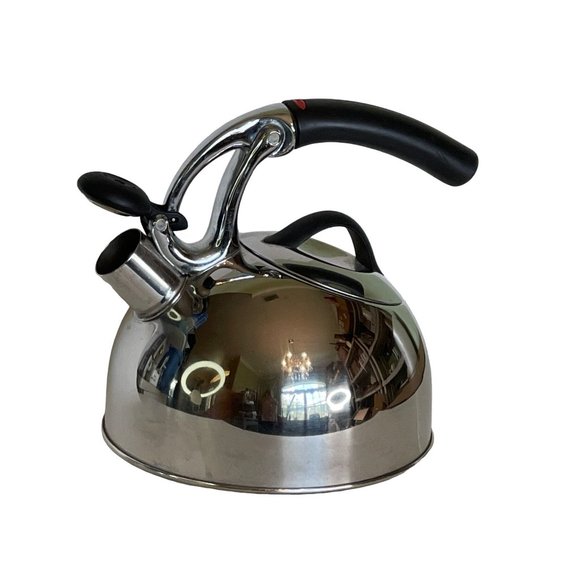 Oxo Kitchen Whistling Tea Kettle Oxo Brew Uplift Handle Brushed